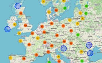 Camions électriques : de nouvelles données cartographient les emplacements prioritaires pour les bornes de recharge